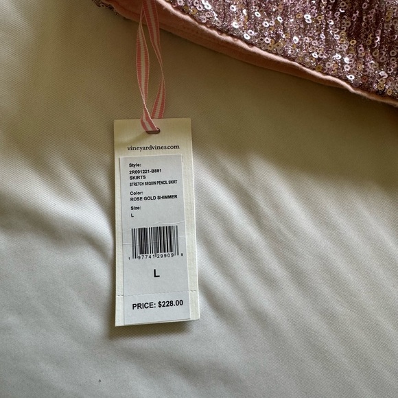 Vineyard Vines Stretch Sequin Pencil Skirt - Picture 5 of 5